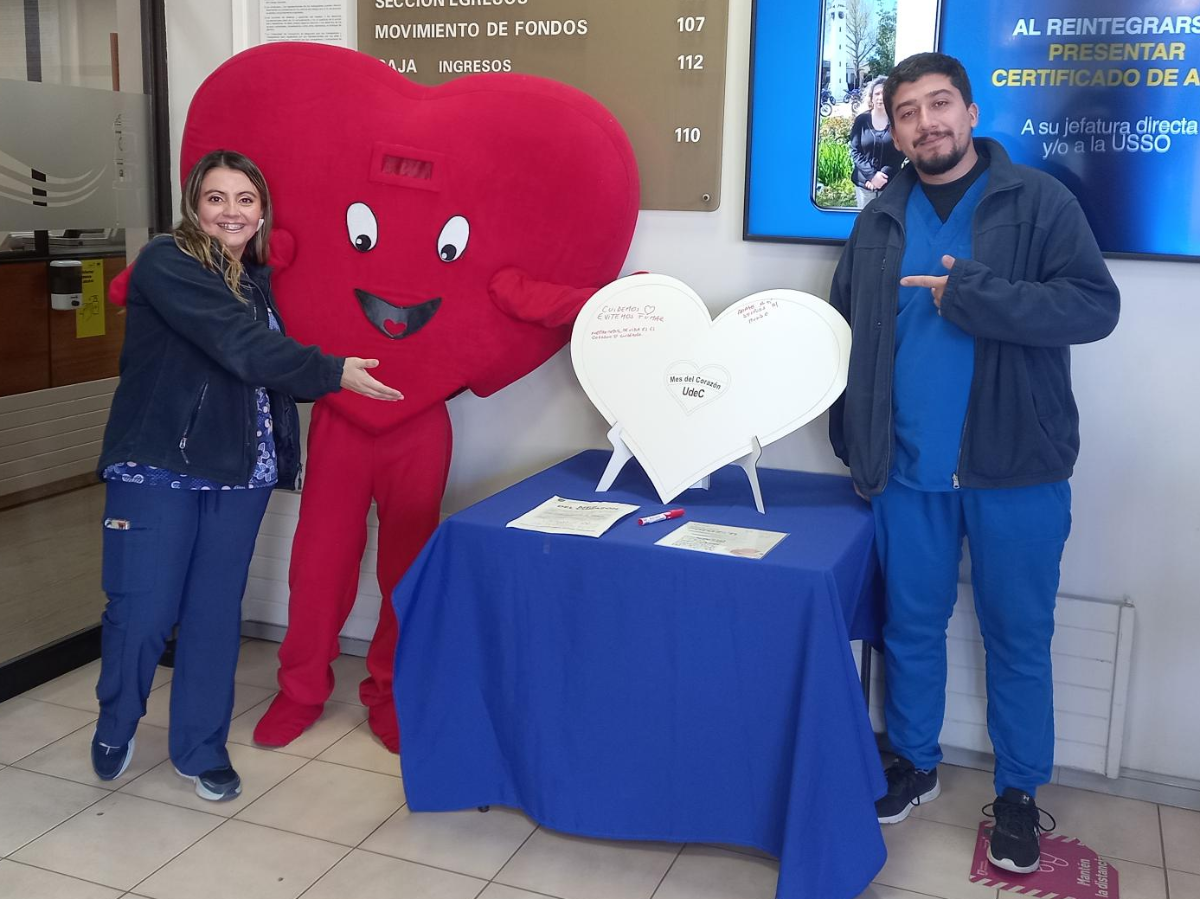 Mes del Corazón finaliza con juegos y controles de salud para la comunidad UdeC