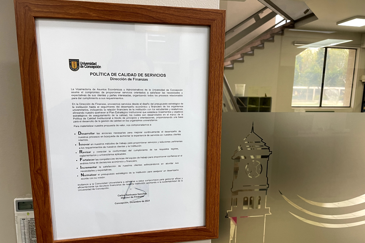Dirección de Finanzas pone en marcha Sistema de Gestión de Calidad en Divisiones de Tesorería General y Asistencia Financiera al Estudiante